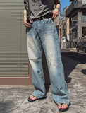 Linda cat flare denim pants