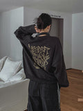 Reversal printed knitwear