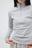 Aini half zip-up turtleneck