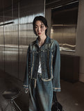 Raven Deki Cropped Denim Jacket