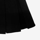 Pointo corduroy belt skirt