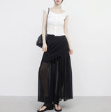 Ariane Unbalanced Lace Skirt