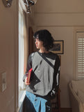 Cinder Pigment Waffle Warmer Cardigan