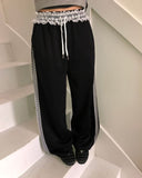Elba Lace Two-Way Banding Pants