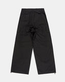 Cotton waist string parachute pants