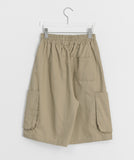[unisex] Pobelly Banding Cargo Bermuda Pants