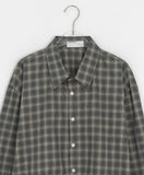 Petite Over Check Shirt
