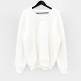 Isen Angora V-neck Knit