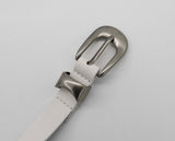 Coty Vintage Matte Silver Belt