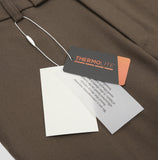 Enti brushed semi-wide slacks