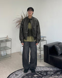Heren gradient grunge knit