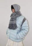 (WOOL) TOASTY STRIPE MUFFLER