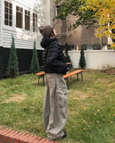 Fog Double Zipper Hooded Lightweight Padding