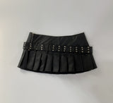 neffen belt leather skirt