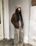 Brock Suede Two-Way Blouson Jacket