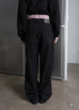 THREE POINT PINTUCK DENIM