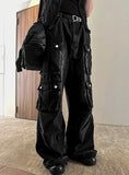 Byder Parachute Black Multi Cargo Denim