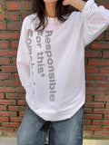 [unisex] Polynt Printed Over Long Sleeve T-shirt