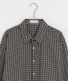 [unisex] Shirumi Check Long Sleeve Shirt