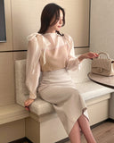 Teru Slit H-Line Skirt