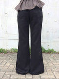 Rowe Tencel Cotton Low-Rise Bootcut Pants