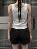 Laz Henley Neck Sleeveless