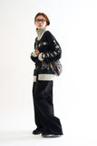 Rabbit knit zip-up sweater