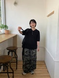 [unisex] Harsh Camo Cargo Wide Pants