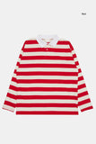 Moab over stripe collar T-shirt