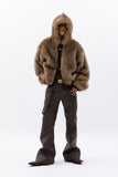 rockstern leather bootcut pants