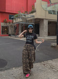 Shade Camo Balloon Snap Pants