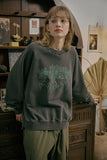 Flea Waltz Raglan Pigment Sweatshirt