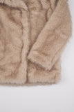 Half fox fur jacket