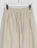 [unisex] Linmus Banding Linen Balloon Wide Pants