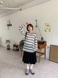Yugen Summer Terry Banding Bermuda Pants