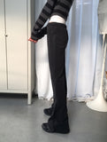 [Mink Lining] Fine Line Bootcut Training Pants