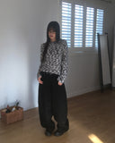 Nable Two-Tone Bokashi Mix Knit