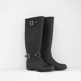 Tevina Buckle Rain Boots
