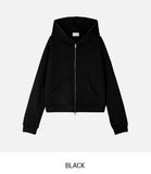 Moz Zipper Two-Way Slim Hooded Zip-Up