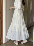 Elvia Lace Surgical Tiered Banding Skirt