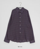 Komeko Summer Over Fit Check Shirt