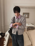 Block Haji Round Pocket Cardigan