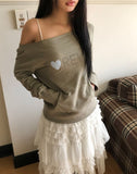 Baru Forever Off-Shoulder Sweatshirt
