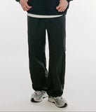 Basic Nylon Piping Pants