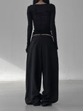 Cutout Belt Slacks