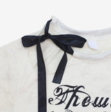Trenti strap printed T-shirt