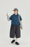 [BAONHAUS] Ritke Nylon Layered Hoodie