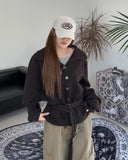 Eron Belt Loose Cardigan