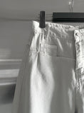 Modic Cut-out Wide Flow Cotton Pants