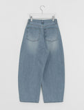 Obe wide denim pants